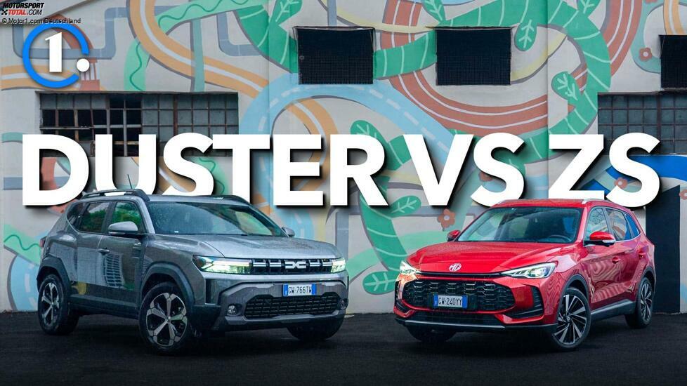 Dacia Duster vs. MG ZS (2025)
