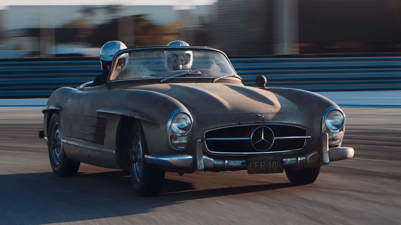 Mercedes 300 SL Roadster "Scheunenfund" (1957) im Fahrbericht  