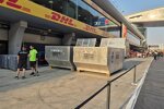 Formel-1-Fracht in Schanghai