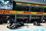 Andrea Kimi Antonelli (Mercedes) und George Russell (Mercedes) 