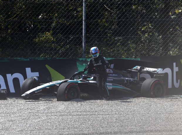 Andrea Kimi Antonelli crasht im Training zum Formel-1-Rennen in Monza 2024 Andrea Kimi Antonelli crasht im Training zum Formel-1-Rennen in Monza 2024