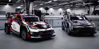 Bild zum Inhalt: Toyota-Sonderlackierungen für die Rallye Finnland