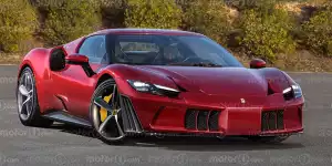 Ferrari 296 Special Version (2025), das Motor1.com Rendering